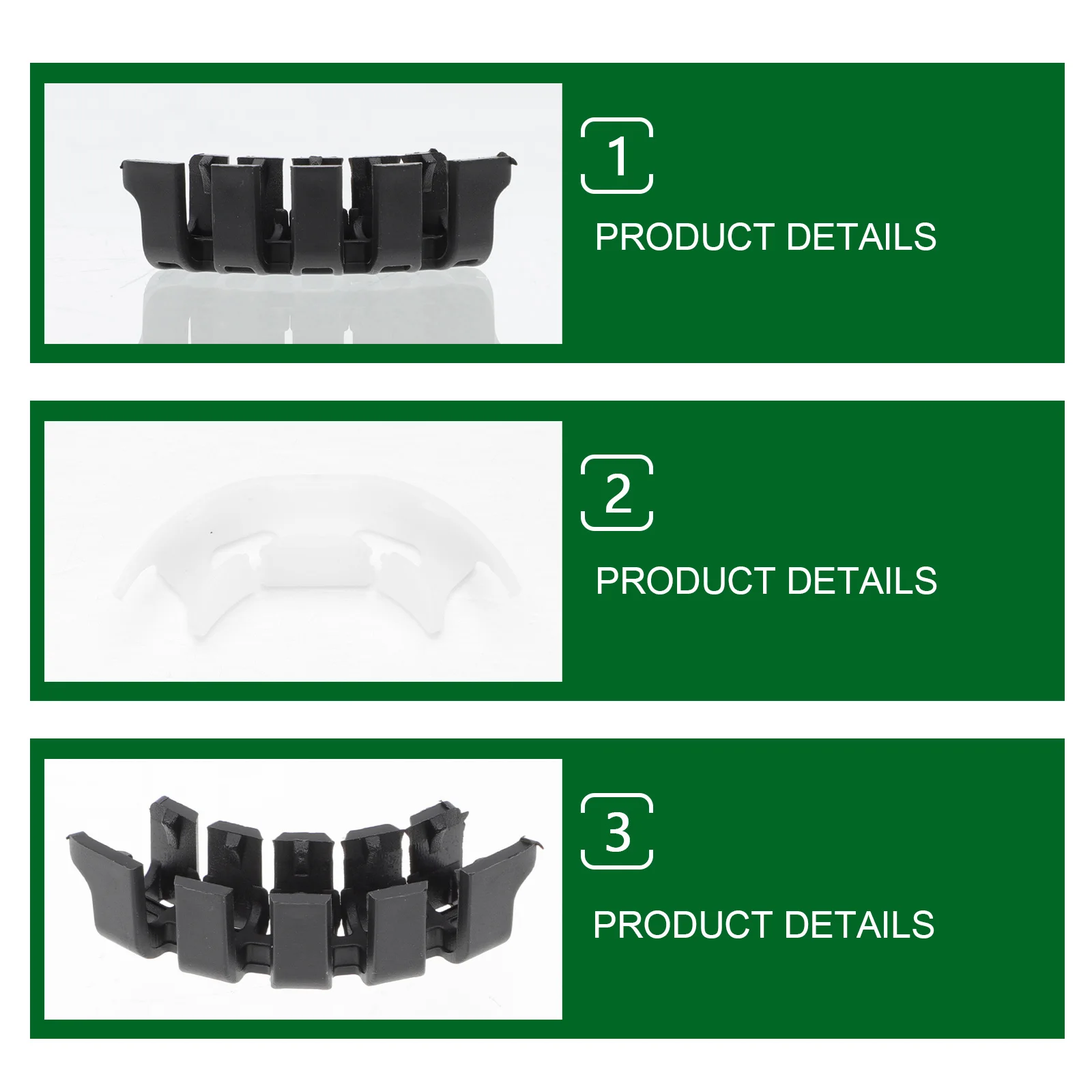 

1 set Plant Bending Clips Garden Grafting Tomato Fixing Clamp White Black Support Clamps Plants Stems Practical Gardener Gift