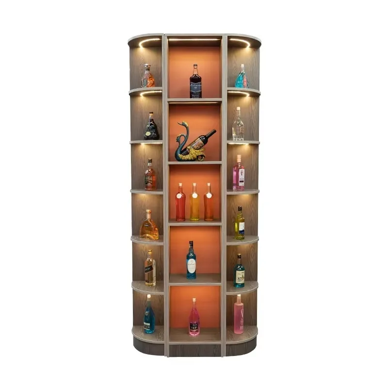 

Light Luxury Winery Wine Rack Wine Cabinet Simple Modern Style Wine Display Cabinetwine Shelf