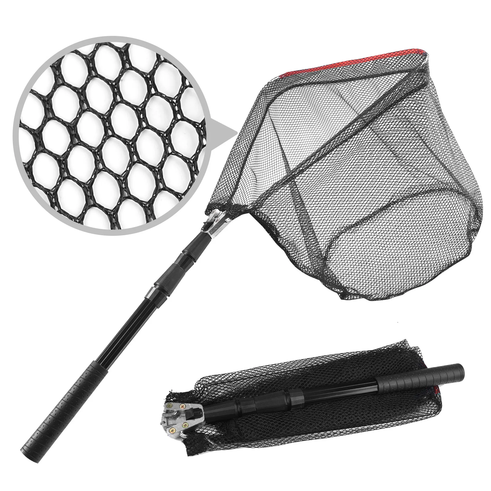 rede-de-pesca-telescopica-dobravel-130cm-liga-de-aluminio-poste-retratil-para-pesca-de-carpa-captura-e-liberacao