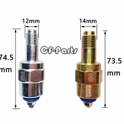 2pcs 12V Injection Pump Cut-off Solenoid 146650-3720 for Zexel Mitsubishi Pajero