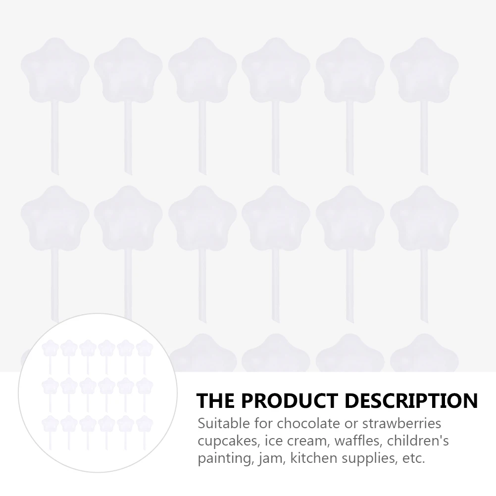 

50pcs Dropper Dropper Star Shaped Tools Food Grade Liquid Transfer Pipette for Baking Chocolate Cupcakes