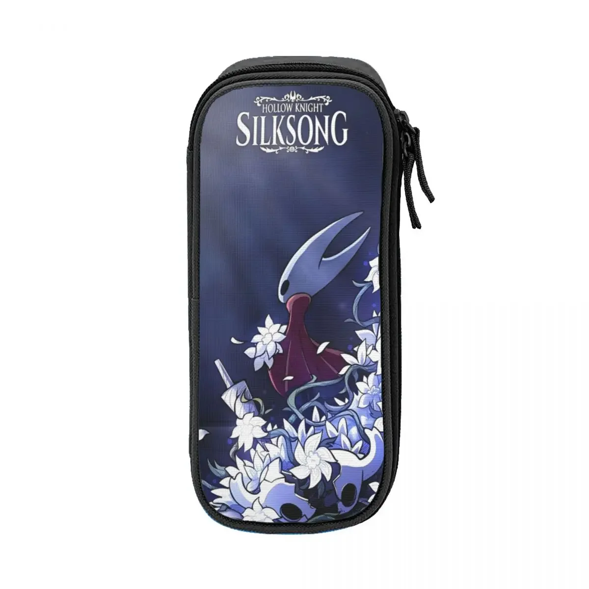 Hollow Knight Silksong Pencil Cases Cute Pen Holder Bags Girl Boy Big Capacity Students School Zipper Pencilcases