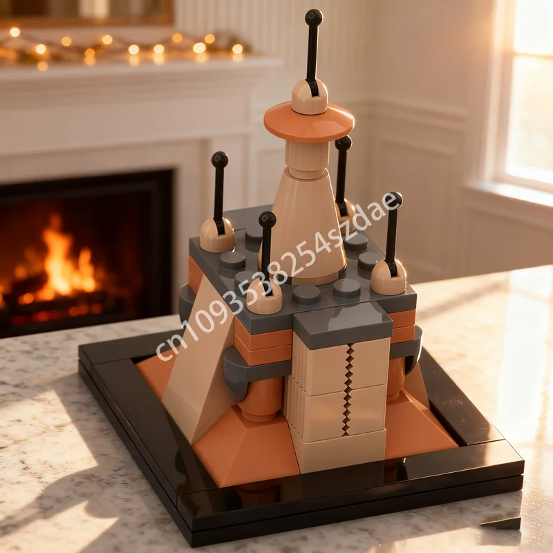 

48pcs MOC Mini Jedi Temple Vesion 2 Star Battle Model Christmas Gift Building Blocks Creative Toy Idea Education Brick Birthday