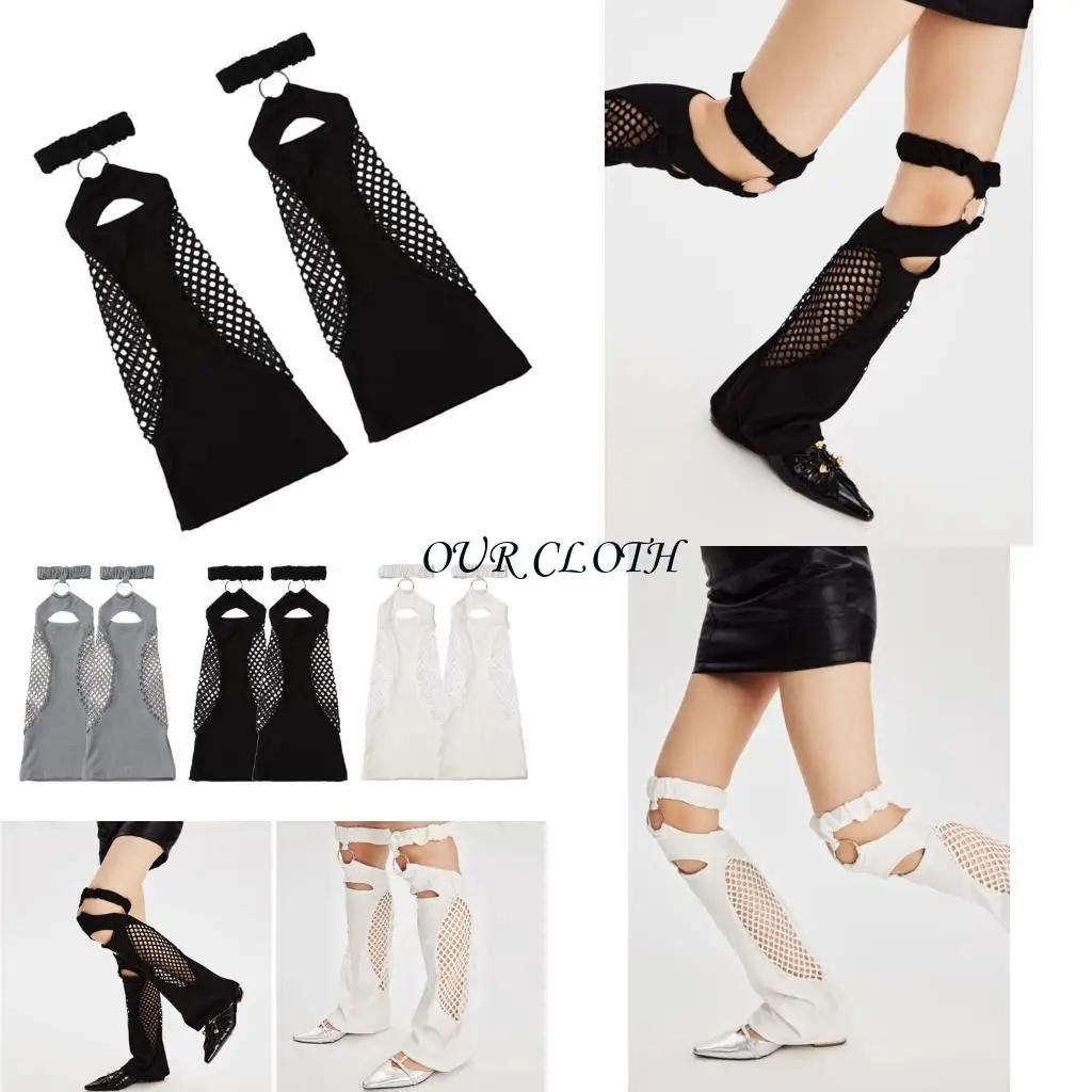 

Fashionable Suspender Leg Warmer Harajuku Garters Belt Hollow Leg Cover Y1AC