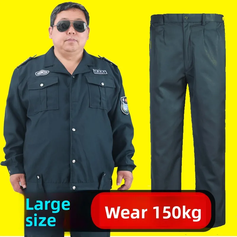 

Комплект рабочей одежды для мужчин больших размеров: утепленная куртка и брюки из смесового хлопка для весны и осени, модель 2020 года