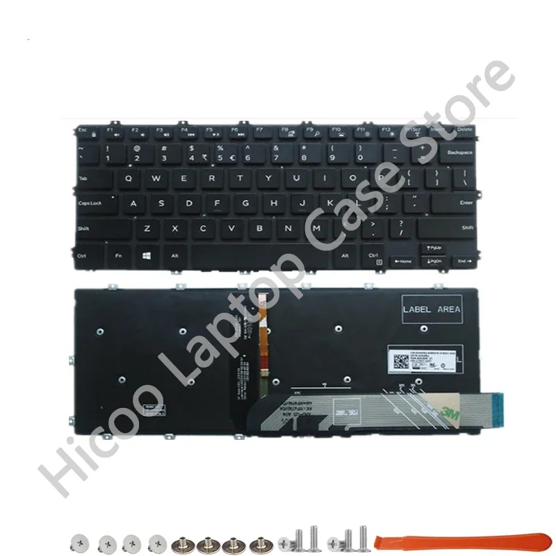 Imagem -06 - Laptop Lcd Tampa Traseira Palmrest Caixa Inferior Teclado Dell Inspiron 14 5481 5482 em p n 041kvj 01k3jr 00v9j6 Novo