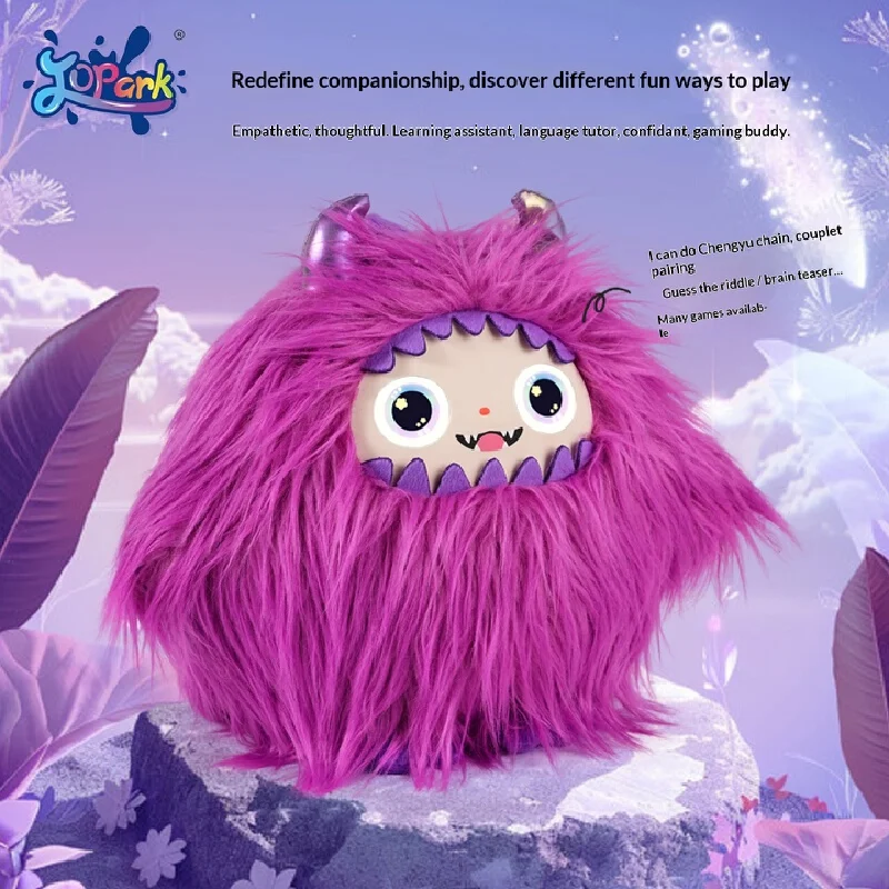 دمية JOPARK AI التفاعلية Talking Monster Friend، لعبة الدردشة المنشط بالصوت، رفيق آلي لطيف للأطفال