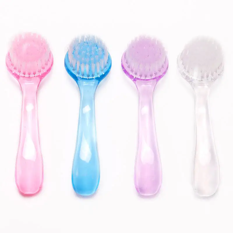 New Soft Bristle Exfoliating Facial Cleanser Brush Face Cleaning Washing Cap Brush Scrub Plastic Non-electric Cleansing Brush