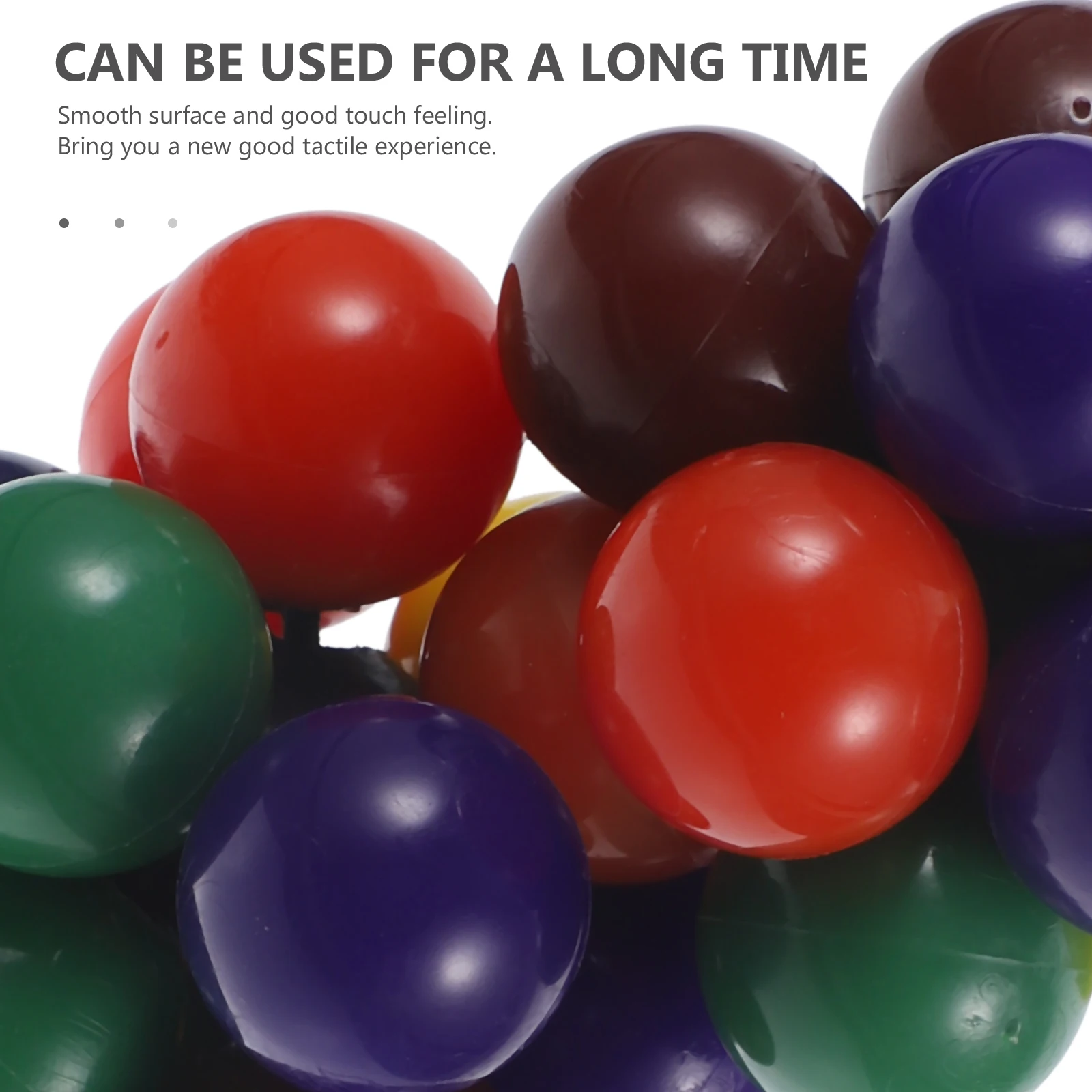 2 Stuks Verwisselbare Regenboog Kralen Druk Ballen Uitbreidbaar Stress Fidget Zintuiglijke Bureau Speelbaar Grappige Angst Kantoor Geschenken