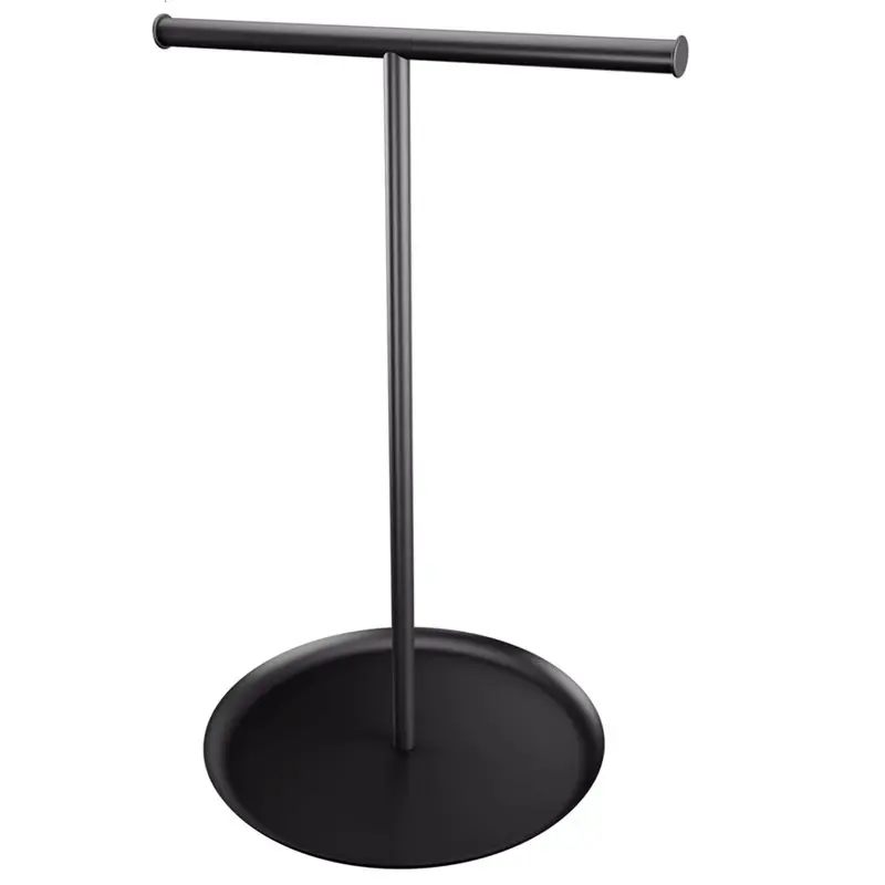 Stylish Jewelry Organizer Stand-Necklace Holder With Storage Tray, T-Shaped Design For Bracelets, Earrings Rings A Eco-Friendly