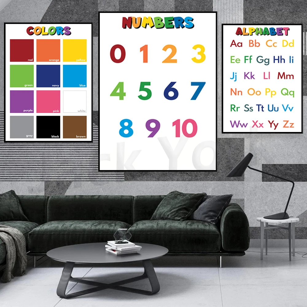 NAMA WARNA, HURUF, ANGKA untuk - Kids Education Name ulasan dan harga