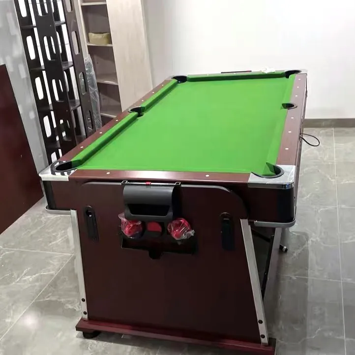 7ft 4 in 1 Combo Multi Function Game Pool Billiards Table with Ping Pong Air Hockey and Dining Top
