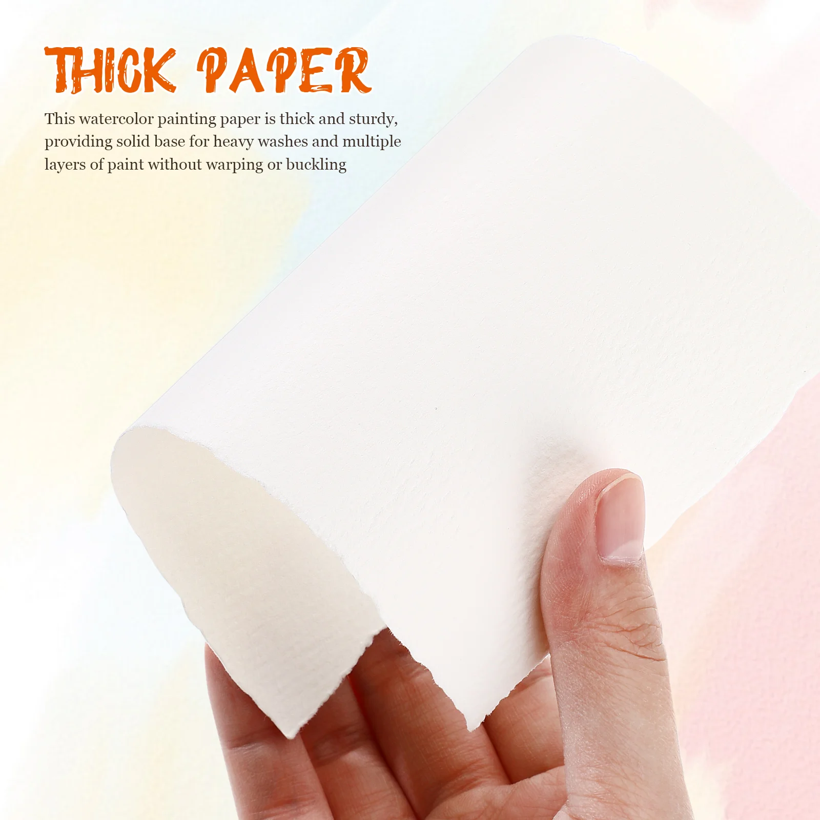 

25 Sheets Watercolor Painting Paper Cards Cold Press Watercolor Paper Blank Rough Edge Sheets For Painting Drawing Sketching