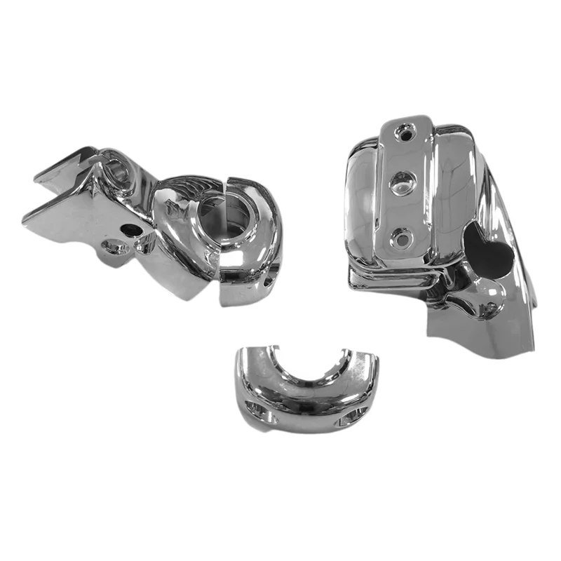 

Front Clutch Control Chrome Dress-Up Kit Handlebar Pump Cover Modification For ' 96 To' 07 Electra Glides Road Glides
