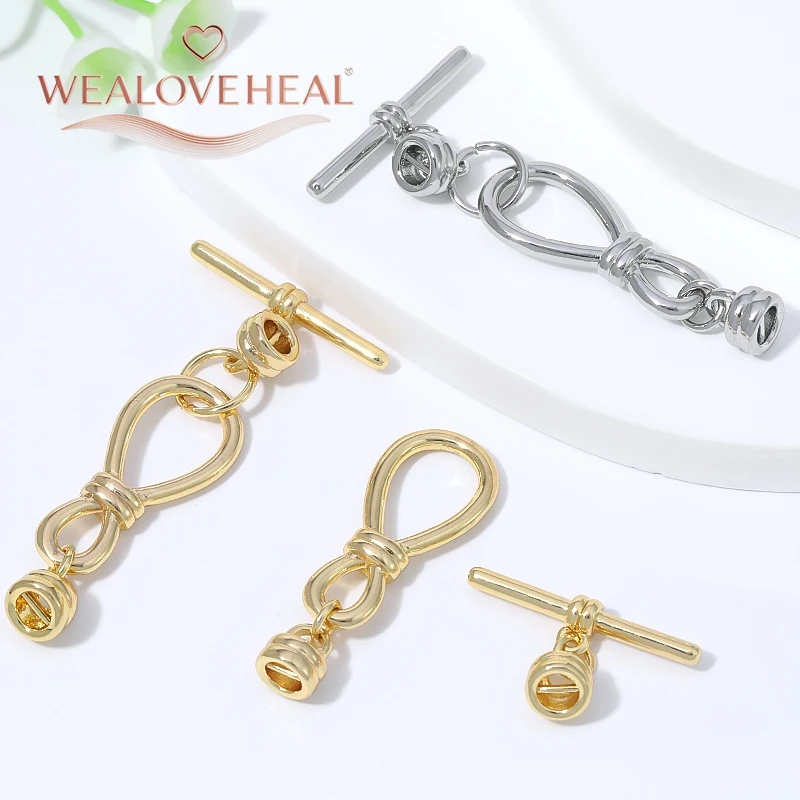 18K vergoldeter Messing-Unendlichkeits-Verschluss mit Endkappe für DIY-Armband- und Halsketten-Schmuckherstellung. – Detail 17