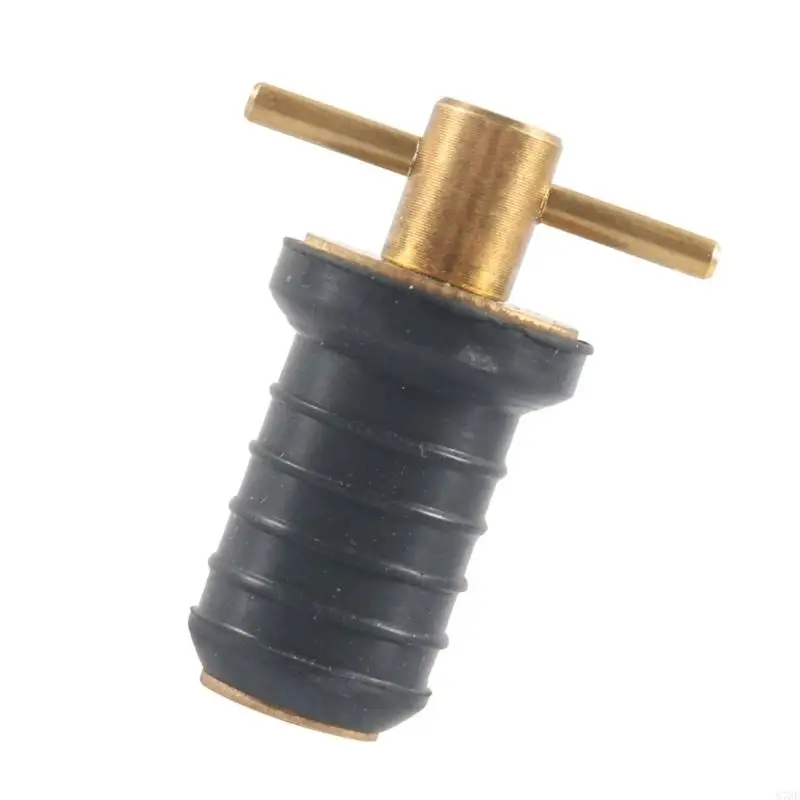 M76E Robuste Abflussabdeckung für Schiffe, Bootsdeck, 3/4 Zoll, Messing, Gummistopfen, auslaufsicher, geeignet für Schiffe – Detail 10