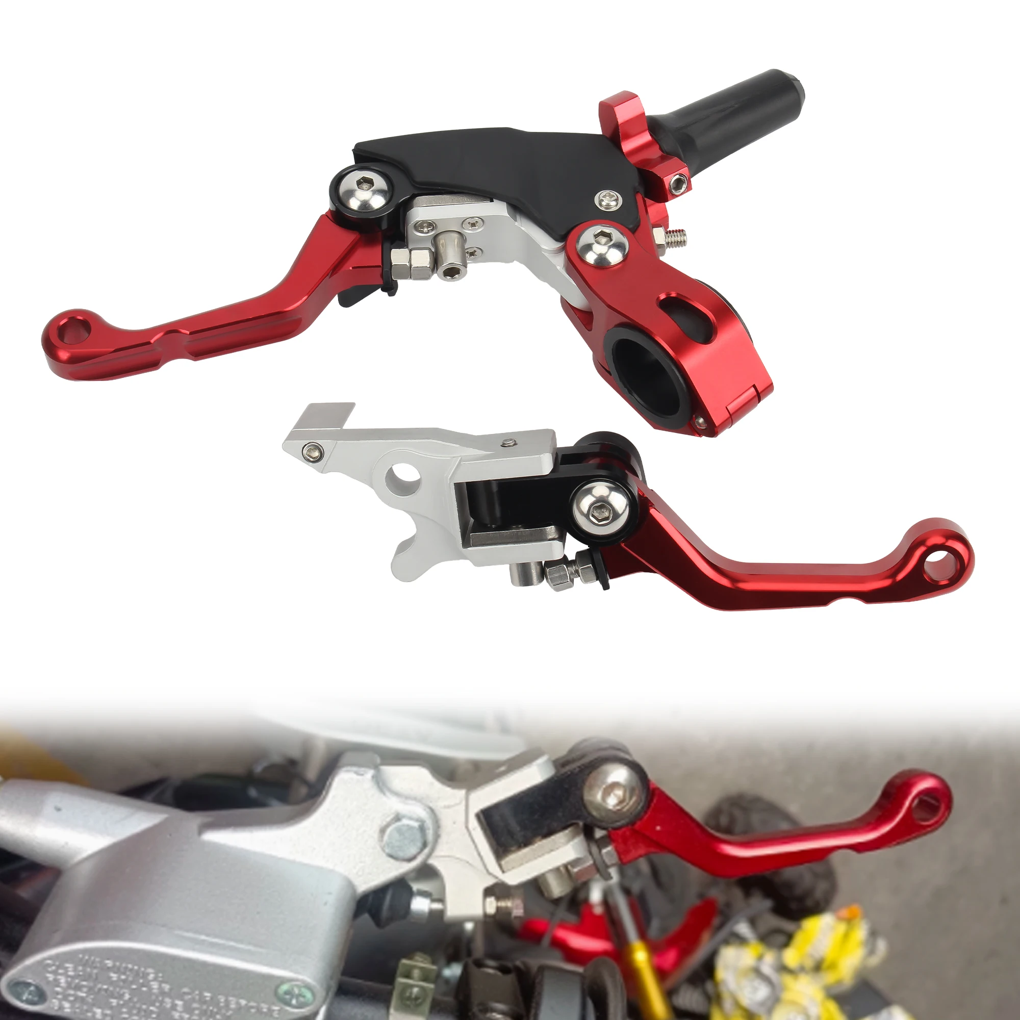 

22mm Motorcycle CQR Brake Clutch Lever Handlebar Universal For KTM Husqvarna Motocross Refit Parts Pit Dirt Bike Accessories