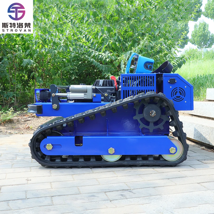 

STLF WJW China Popular Small Sized Automatic Electric Remote Controlled Cordless Petrol Powered Grass Cutting Machine Lawn Mower