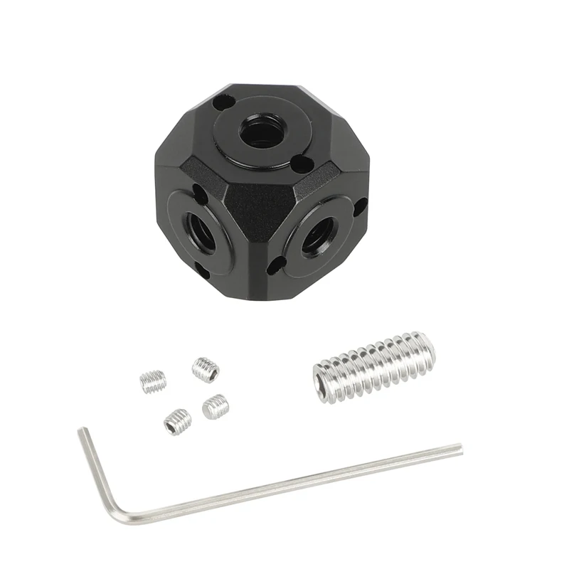 CAMVATE-Versátil Universal Tripé, parafuso adaptador buraco, Magic Cubic Mount para Articular braços, microfone Monitor