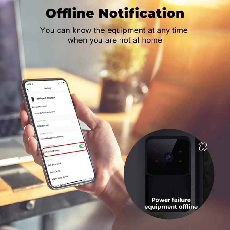 Bel pintu Wifi Tuya, bel pintu nirkabel Wifi, bel kamera bertenaga baterai DC AC dengan Alexa, kamera bel pintu Google