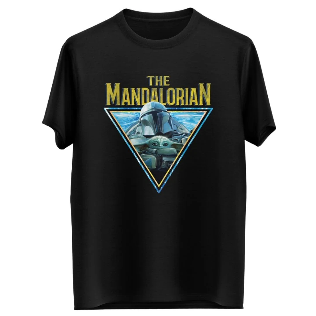T-shirt girocollo ampia e comoda per uomo e donna sportiva americana a maniche corte stampata a tema Star Wars Y2K