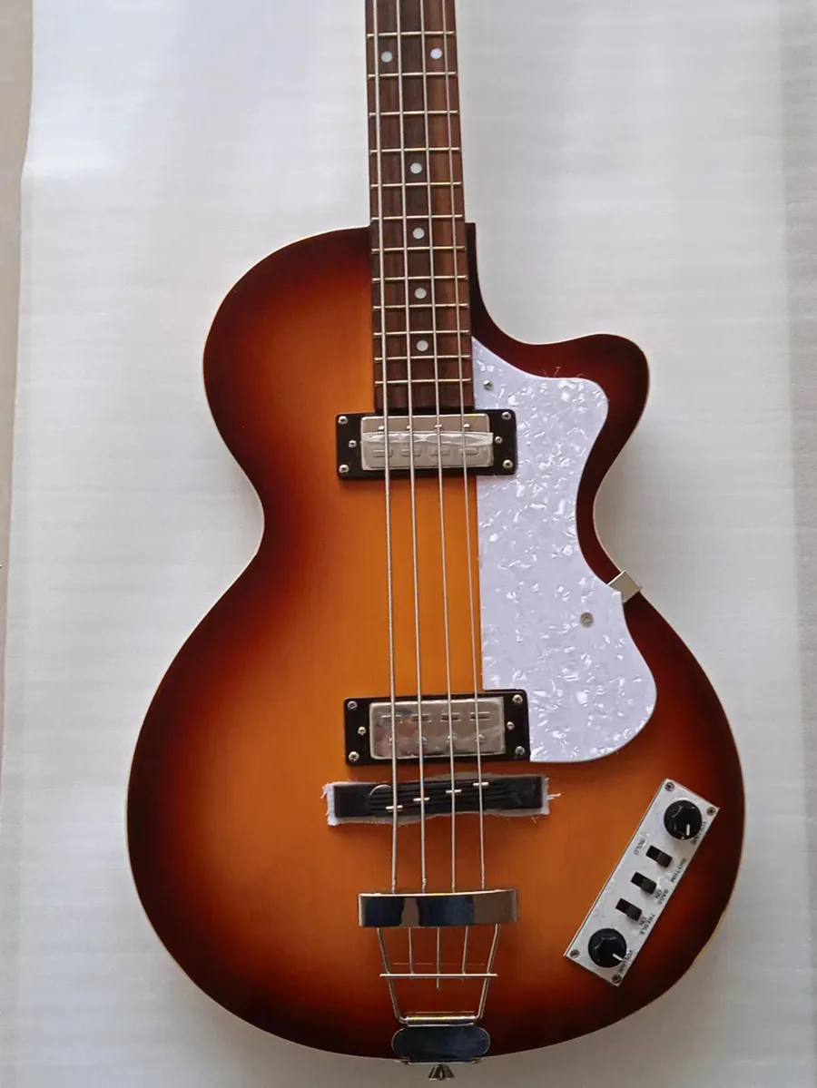 

Electric Bass Guitar 500/2 Model Glossy Sunburst Color 4 Strings Full size