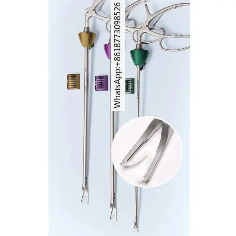 

Laparoscopic forceps, laparoscopic surgical instruments, open type forceps, biological vascular clamp, titanium clamp knot