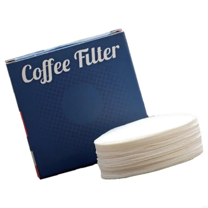 92MF 100pcs Heat Resistant Coffee Filter Papers for Portafilter Espresso Machine Handle Filter Home Baristas Accessories