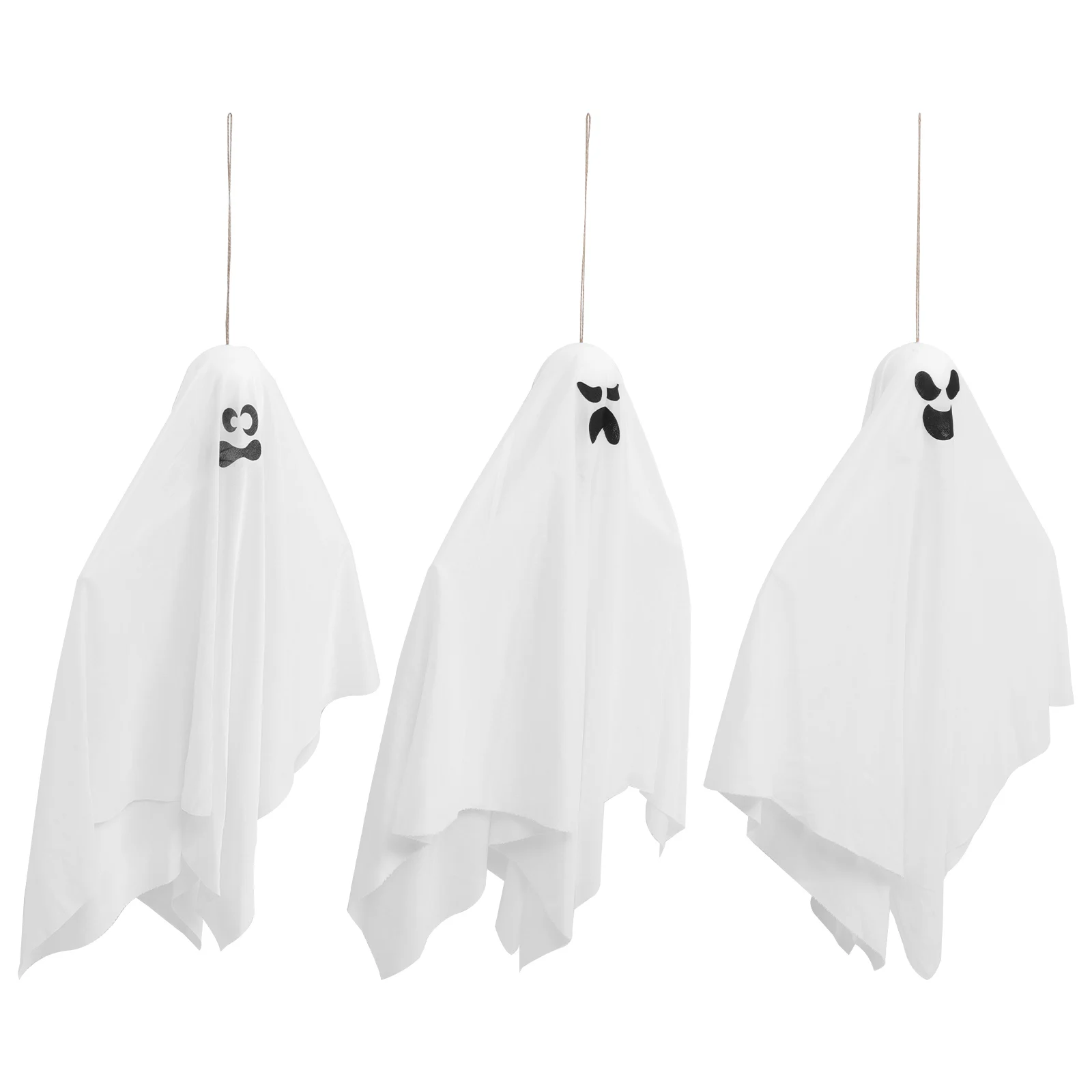 

3 Pcs Ghost Hanging Decor Premium Material Halloween Party Banner Horror Props Creepy Pendant Home Decor