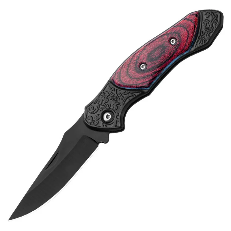 Portable Mini Folding Knife, Premium Stainless Steel, Perfect for Outdoor Camping, Fruit & Letter Opening Multifunctional sharp view 5