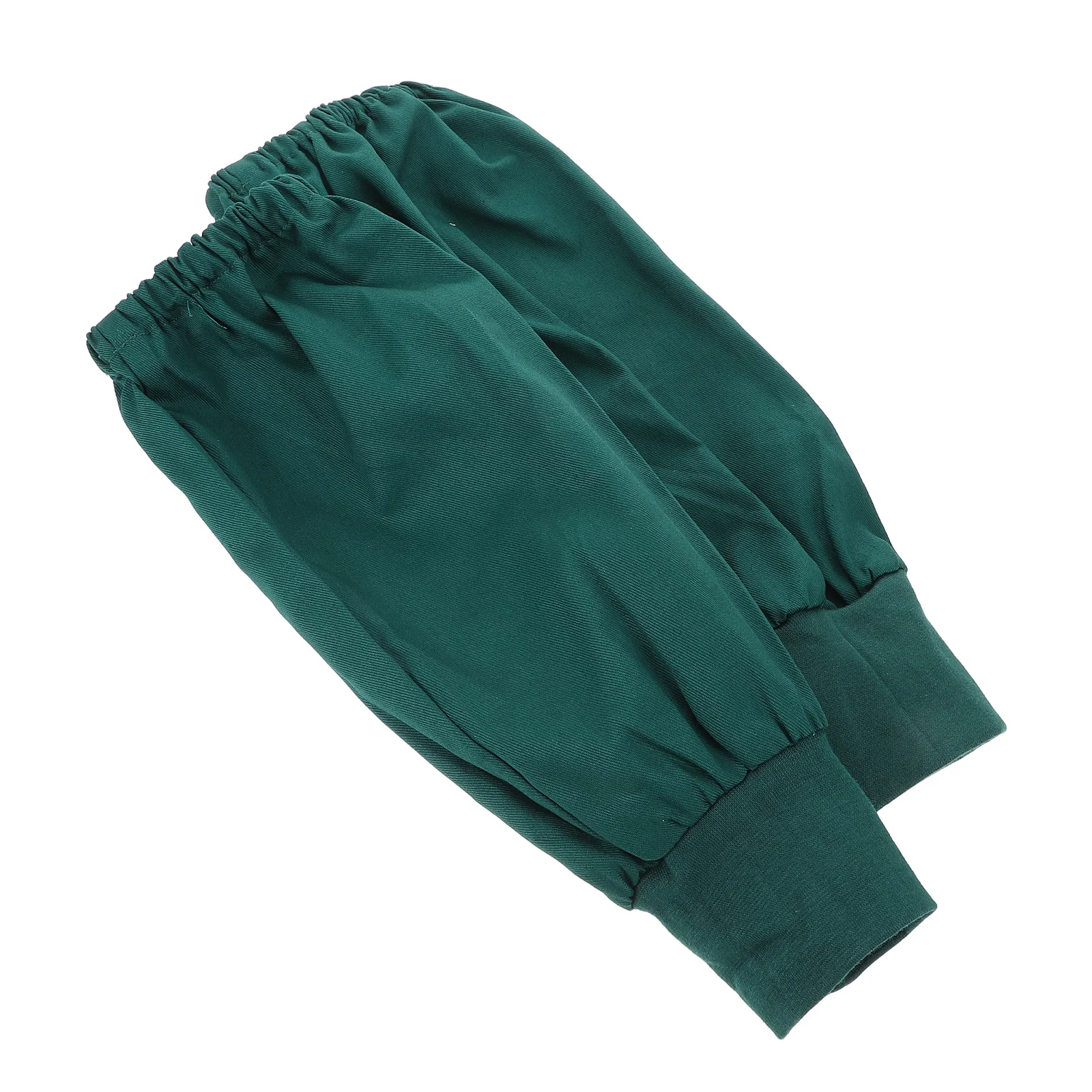 زوج واحد من واقيات أكمام الذراع القطنية القابلة للتنفس، أكمام طويلة مرنة مناسبة للممرضات والمحترفين الطبية وأكمام أذرع تبريد واقية