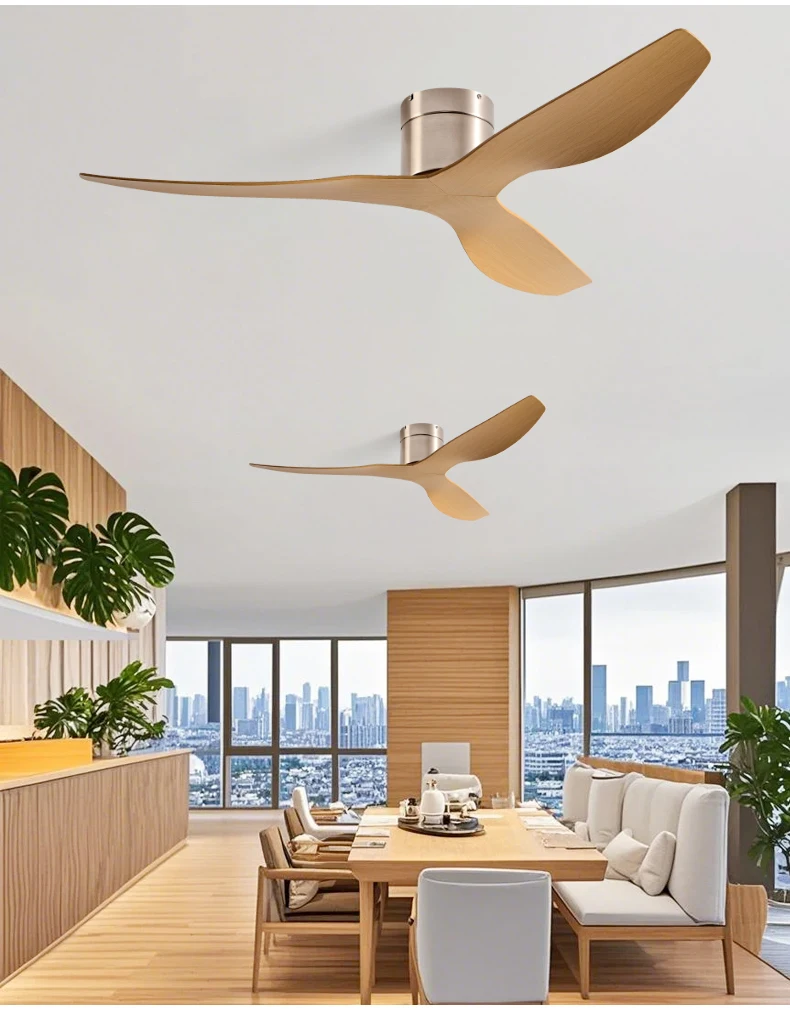 FUMANJIA 52-Inch Industrial Retro Ceiling Fan for Home with Remote — detail 10