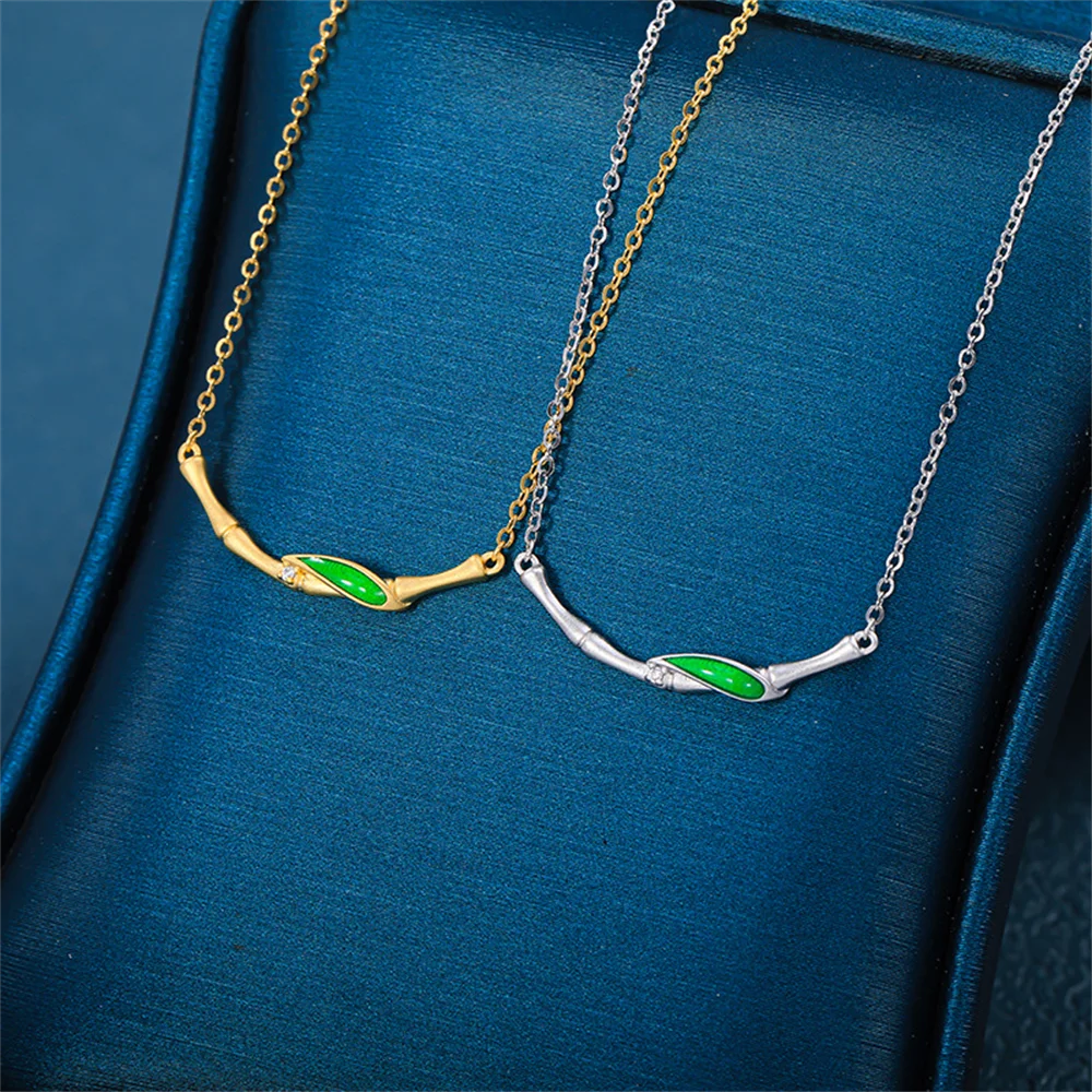 

Корейское ожерелье из стерлингового серебра S925 с золотым песком, традиционное мастерство, роскошный высококачественный кулон