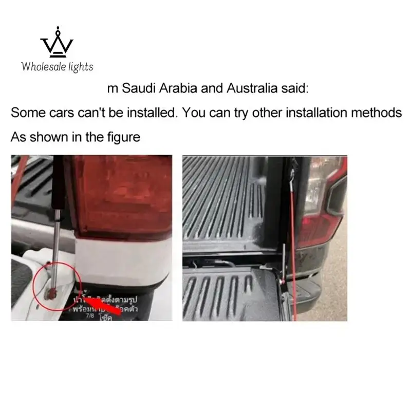 

For Isuzu D-Max 2021 2022 Car Rear Tailgate Lift Support Gas Strut Bars Spring Shock Rod Car Tuning Accessories