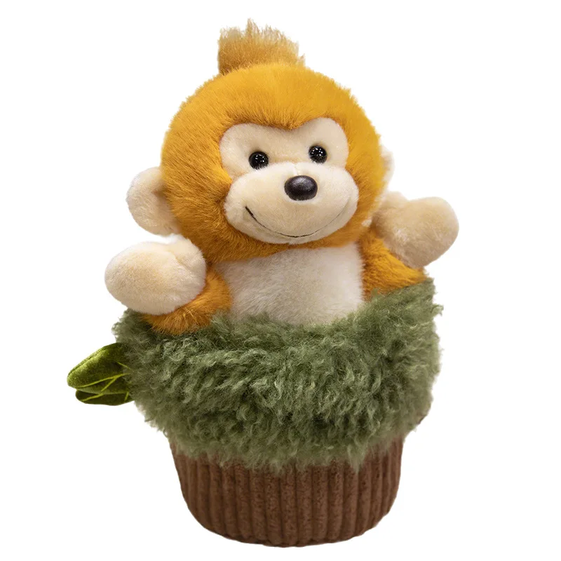 子供ぬいぐるみハンドパペットおもちゃかわいいオウムアライグマ猿パンダぬいぐるみクリエイティブ子供睡眠ストーリーテリングハンドパペットおもちゃ