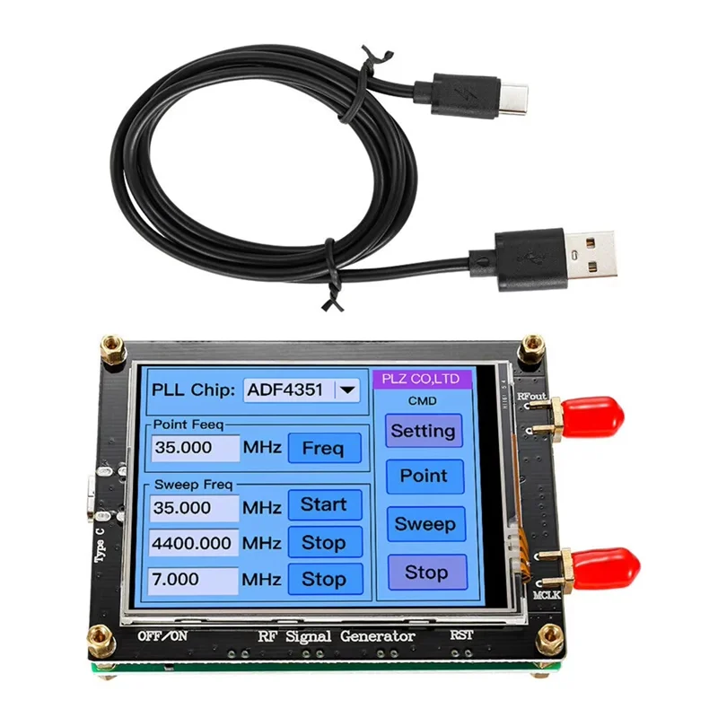 ABMF-RF Signalwellengenerator ADF4351 35M-4.4G HF-Signalgenerator ADF4351 35M-4.4G