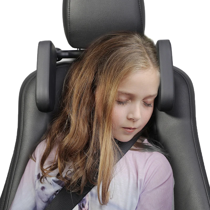 

1PC Car Neck Headrest Pillow Cushion Seat Memory Foam Pad Sleep Side Head Telescopic Support On Cervical Spine For Adults Child