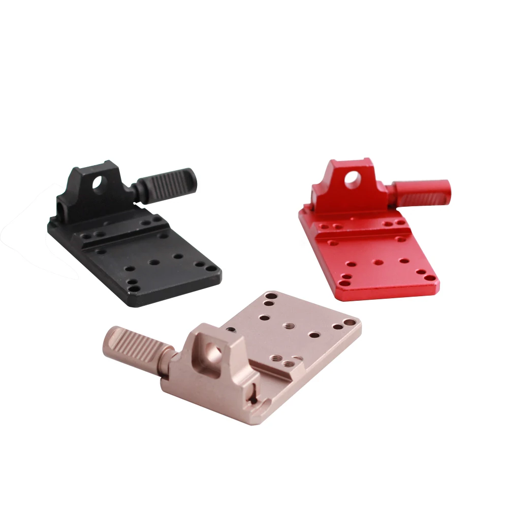 Universal Scope Reflex Mount Plate Base Glock 17/19/22/23 Rear Sight Mount Pistol Red Dot