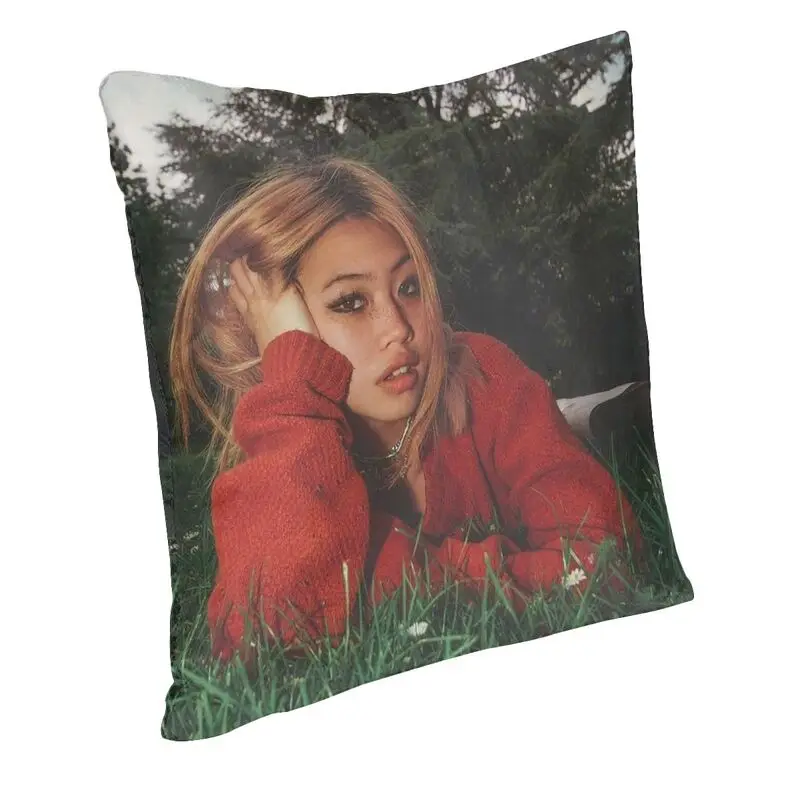 Fashion Beabadoobee Cushion Covers 40x40cm Soft Fake It Flowers Pose Pillow Case for Sofa Square Pillowcase Home Decor