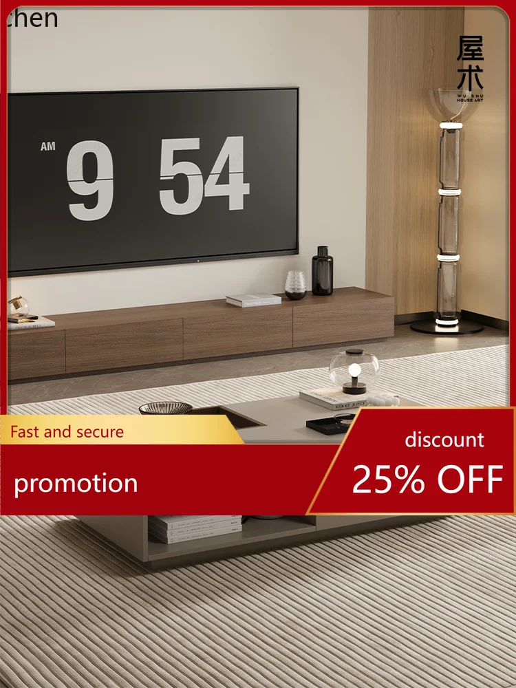 

ZML журнальный столик из цельного дерева, минималистичный квадратный чайный столик из орехового дерева для гостиной, домашний чайный столик для хранения в маленькой квартире