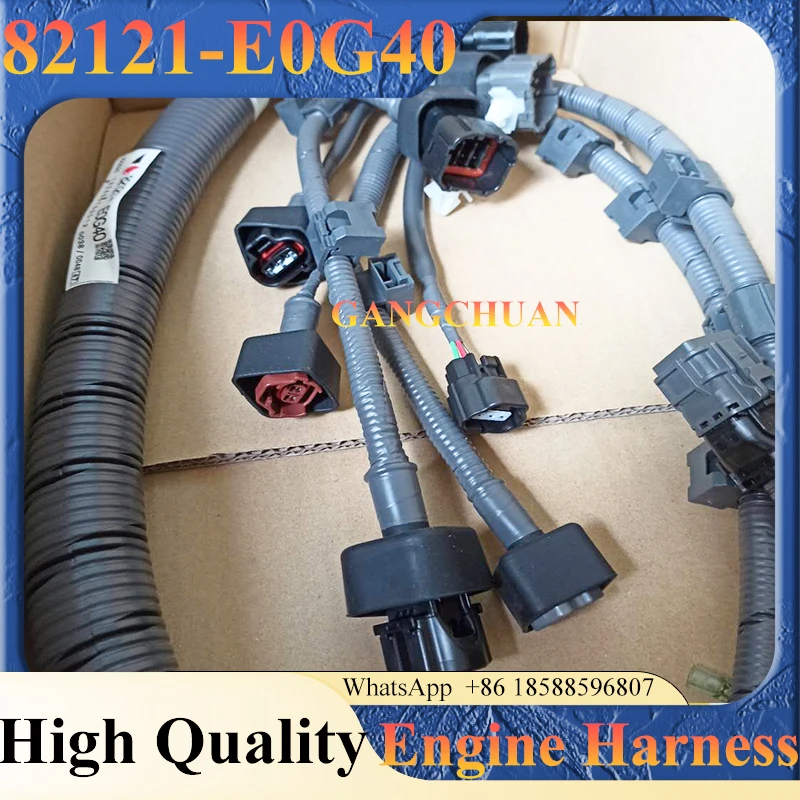 

High Quality J05E Engine Wiring Harness 82121-E0G40 82121E0G40 for SK200-8 SK250-8 Excavator Parts