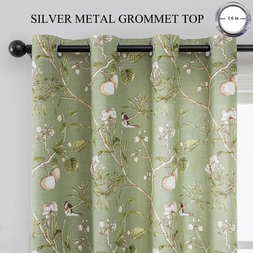 Tende oscuranti 100% spessa doppia fodera lunga 102 pollici per camere da letto, soggiorni, tende per finestre oscuranti