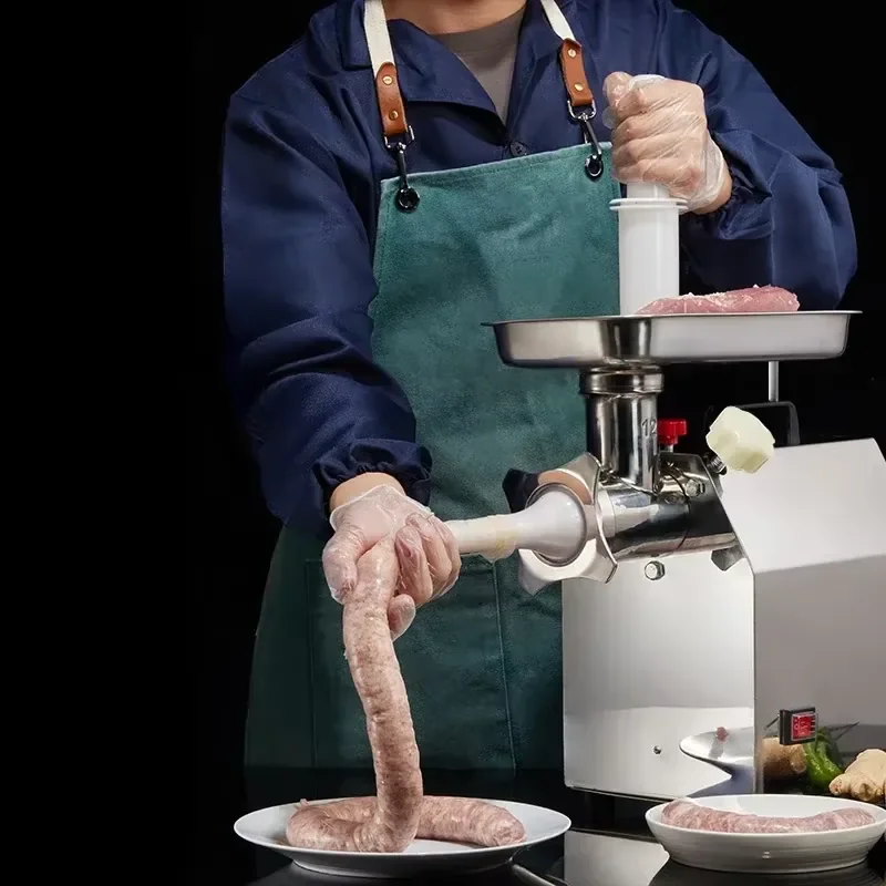 2026 Commercial Meat Grinder for Kitchen Use Multi Functional Stainless Steel Automatic High Power Minced Meat Sausage