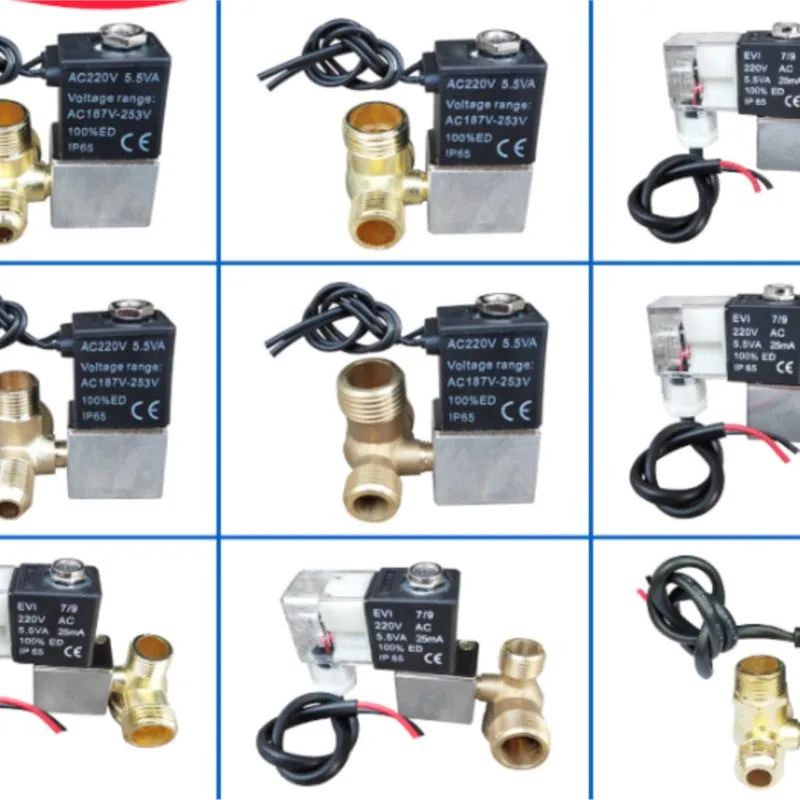 Air compressor solenoid valve mute oil-free machine check valve valve bleed valve air compressor air pump components