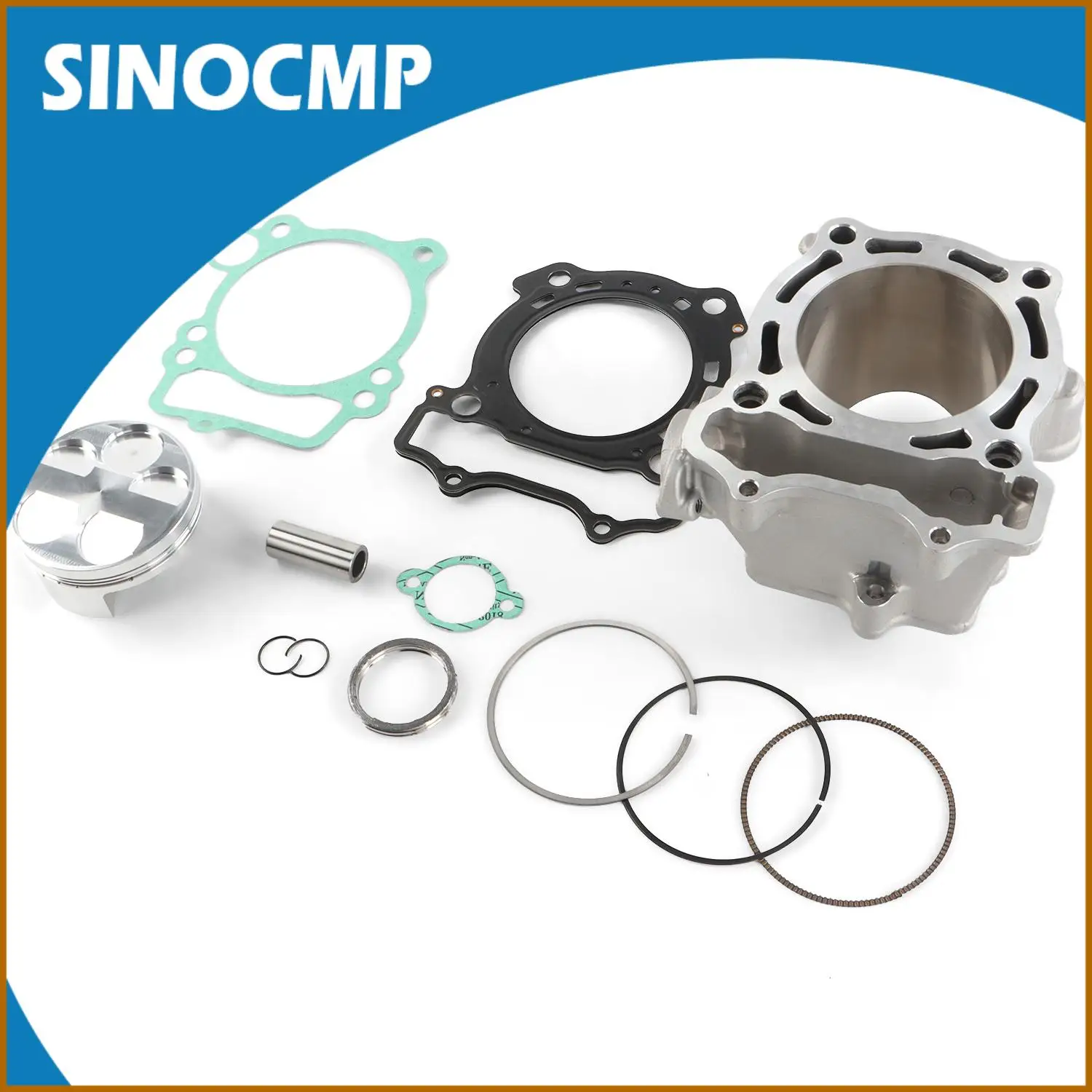 Cylinder Stock Bore 77mm Jug For YAMAHA YZ250F WR250F 2001-2013 With Piston Rings Kit OEM 5XC-11311-20-00 Motorcycle Engine Part