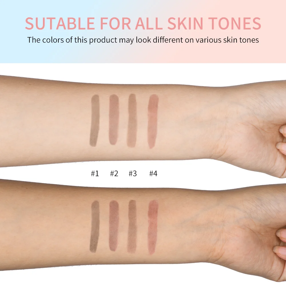 4 colori Lip Liner Tattoo Opaco Peel Off Migliora le labbra Lip Liner Impermeabile Labbra idratanti a lunga durata Gloss Cosmetici per tatuaggi