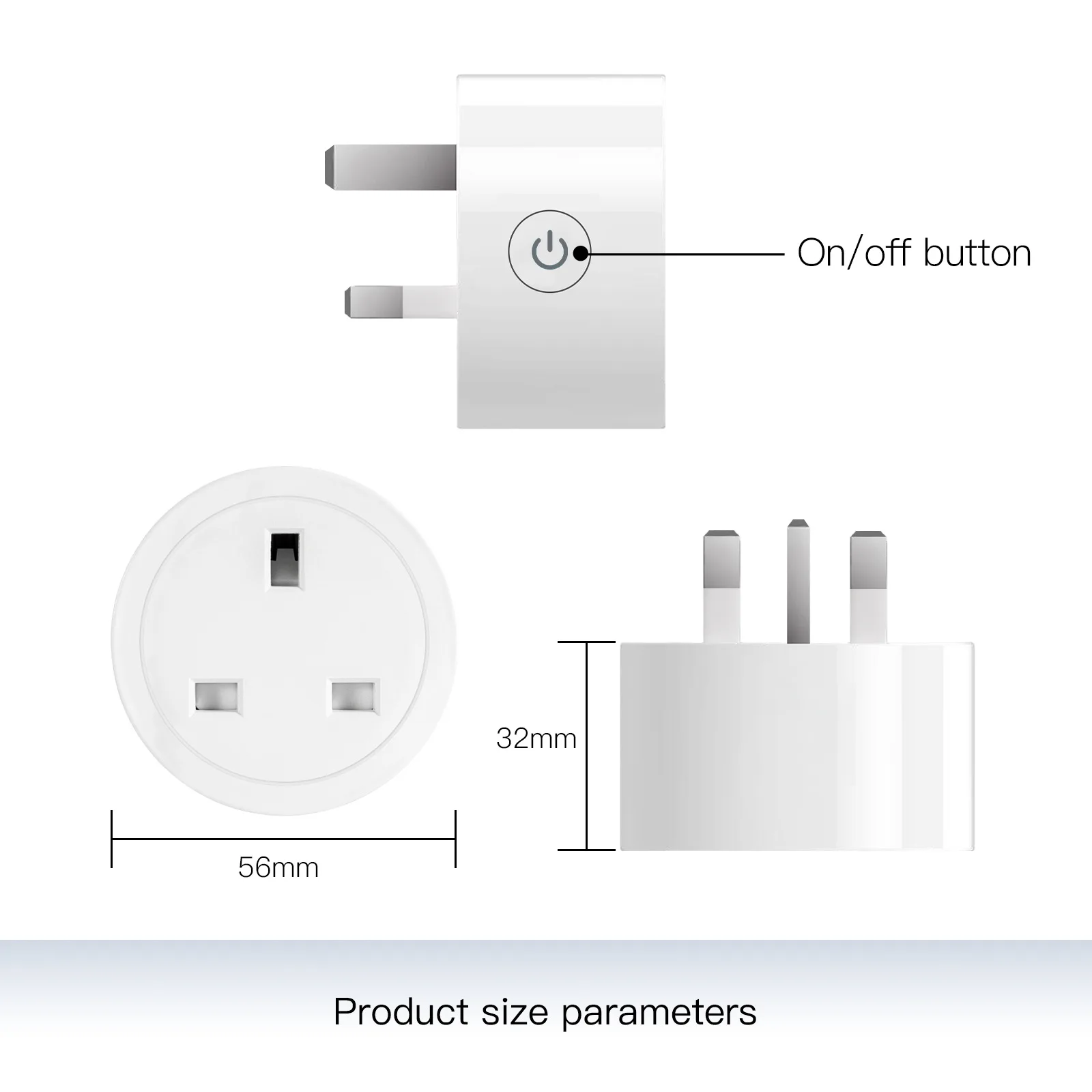 Tuya Wifi inteligentny ściemniacz gniazdo ue/US/UK gniazdko elektryczne przełącznik czasowy bezprzewodowa wtyczka zasilania sterowanie głosowe Alexa Google Home