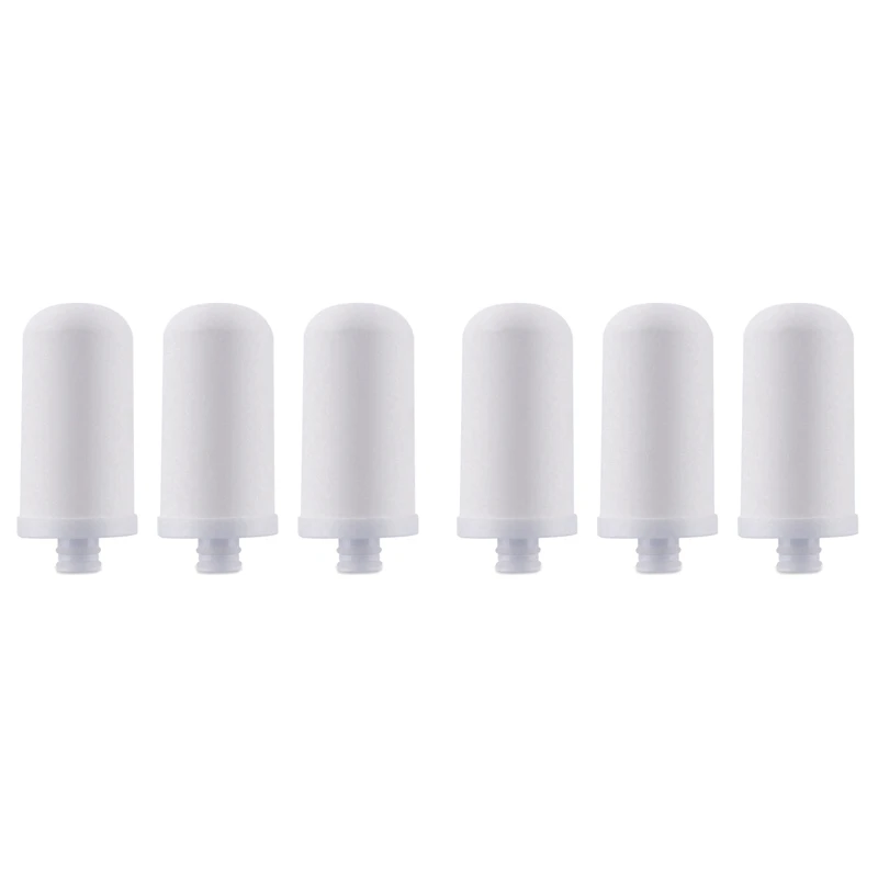 6Pcs Faucet Water Purifier Filter Elements Filter Water Filter Pitcher Remove Fluoride, Lead, Microplastics For Home