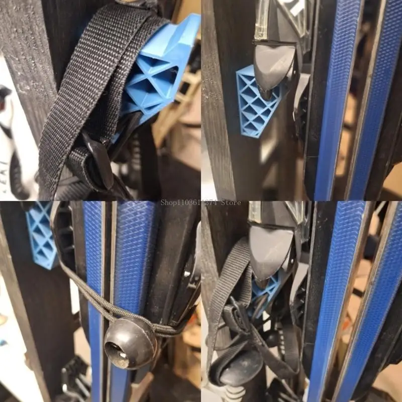 

Universal Snow Sports Equipment Rack For Skis Snowboards Using Gravities Lock