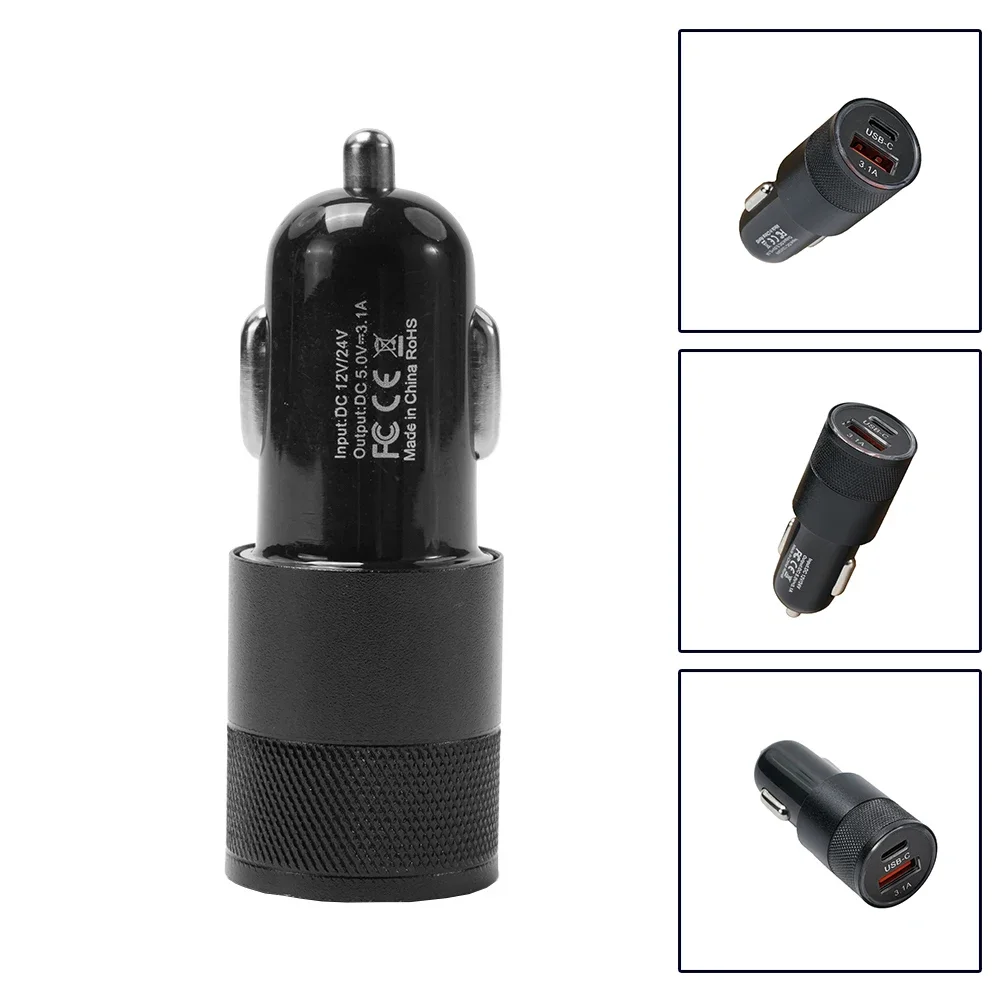 66W USB Car Charger Quick Charge 3.0 USB Type C Fast Charging Phone Adapter For Iphone Laptops Tablets image 2
